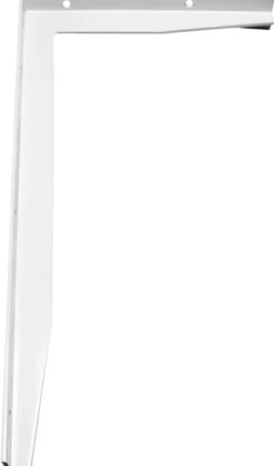 Hyllebrakett T-profil 300 x 550 mm hvit