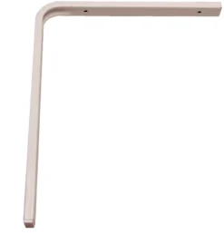Hylleknekt F-profil 250 x 300 mm hvit