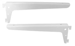 Hylleknekt hvit 270 mm - 2 stk.