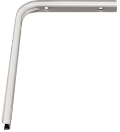 Hylleknekt U-profil 200 x 250 mm hvit