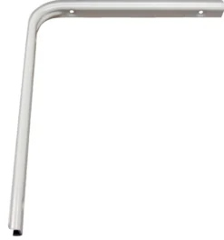 Hylleknekt U-profil 250 x 300 mm hvit