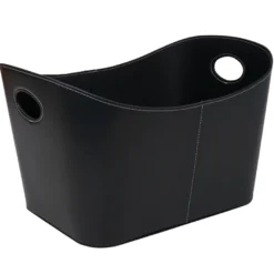 Ignite Nordic vedkurv PU-skinn 54 x 41 x 34 cm