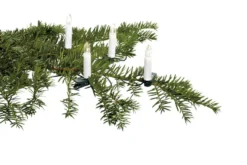 Juletrebelysning 30 LED-lys med klips