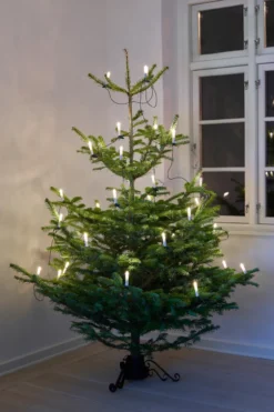 Juletrebelysning 30 LED-lys med klips