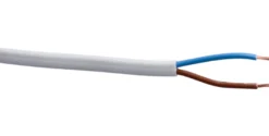 Kabel flat 2x0,75mm² 5 meter med jord