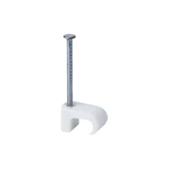 Kabelklemmer 3 - 5 mm hvit - 20 stk.