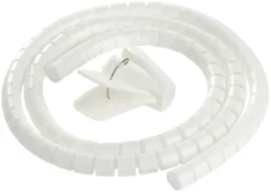 Kabelskjuler hvit Ø20 mm x 1,5 meter - PRIZE