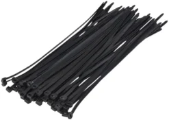Kabelstrips 400 mm svart 50 stk.