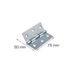 Kanthengsel 75 x 50 mm - 2 stk.