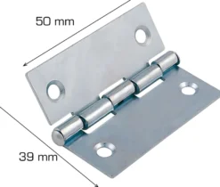 Kanthengsel 50 x 39 mm - 2 stk.