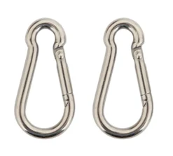 Karabinkrok Ø10 x 100 mm 2 stk.