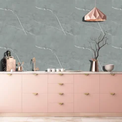Kitchenline Kjøkkenplate Marmor Grey 610 x 610 mm