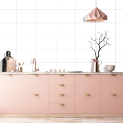 Kitchenline Kjøkkenplate White Kerra 610 x 610 mm