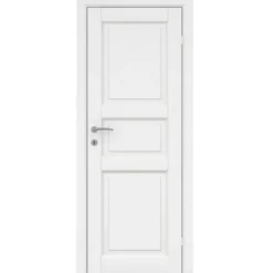 Kompakt hvitmalt dør - 82,6 x 204 cm