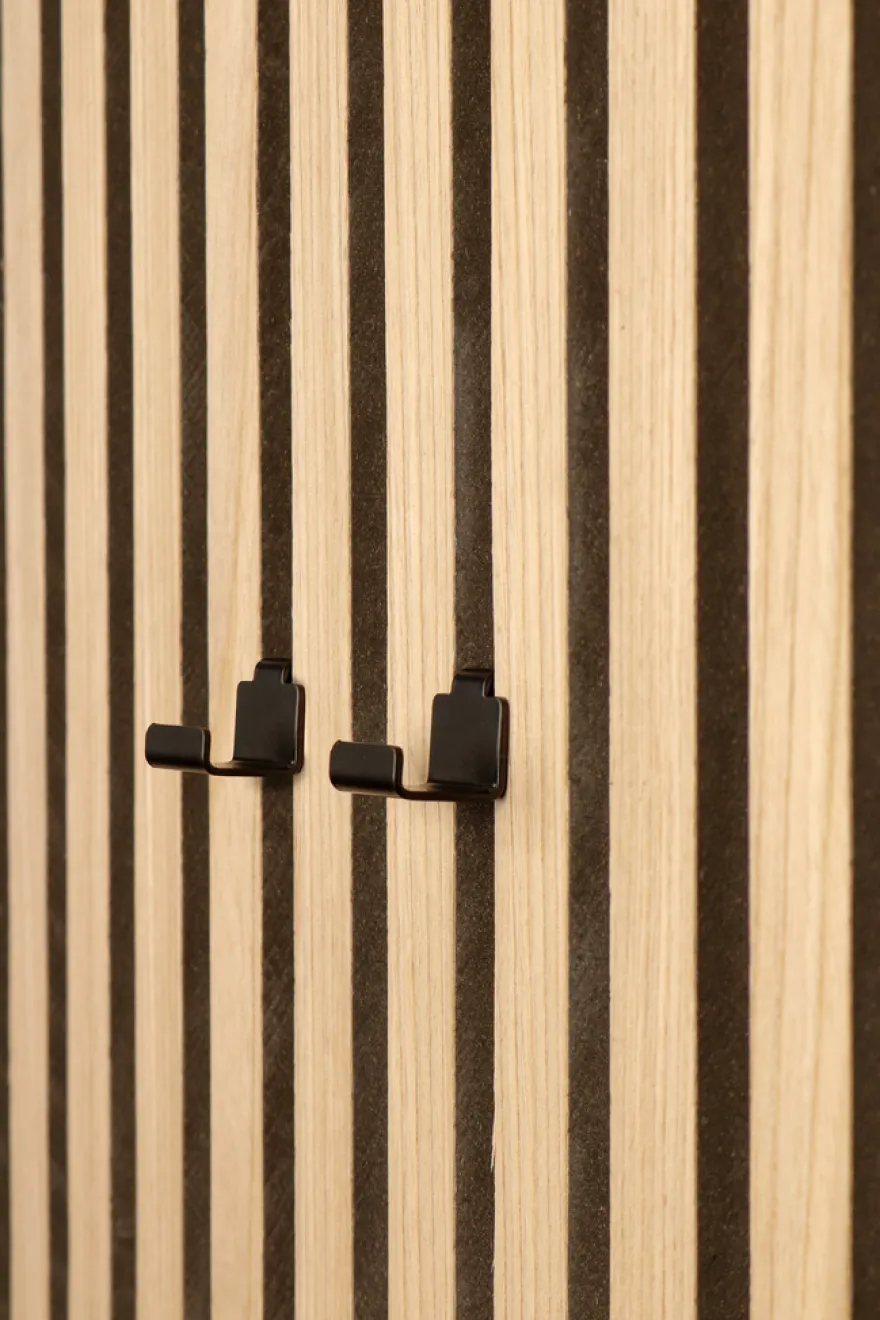 Krok til akustikkpanel svart 2 stk.