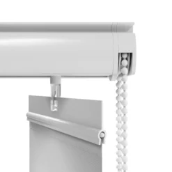 Lamellgardin hvit 150 x 250 cm
