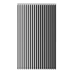 Lamellgardin svart 150 x 250 cm