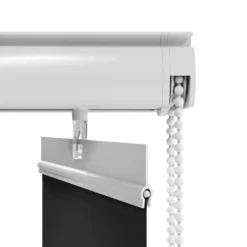 Lamellgardin svart 100 x 250 cm