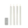 LED-stearinlys kronelys 4 stk.