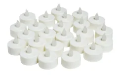 LED-telys med blafrende lys 24 stk.