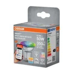 LEDVANCE SMART+ spotpære PAR16 farge GU10 5 W