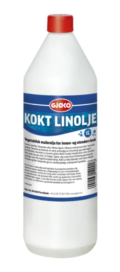 Linolje kokt 1 liter - Gjøco