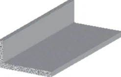 Listprofil aluminium - 10 x 15 mm x 1 meter