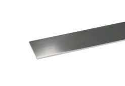 Listprofil flat sølv - 2 x 25 mm x 1 meter