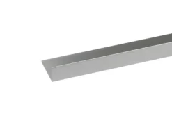 Listprofil sølv - 10 x 15 mm x 2 meter