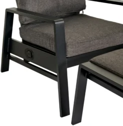 Loungesett Maryland 5 deler m/regulering - Sunlife®