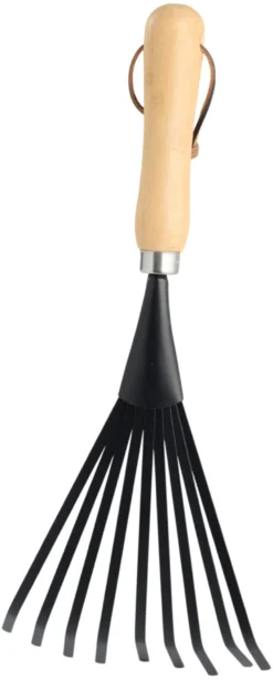 Løvrive med 9 tenner bambus 35 cm - Garden®