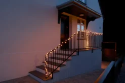 Lyskjede med 200 LED-snøballer 19,9 meter