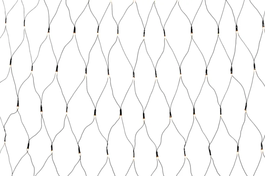 Lysnett med 240 LED-pærer 1,5 x 2 meter