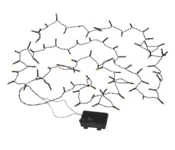 Lysslynge m/timer 80 LED-pærer 3,9 meter