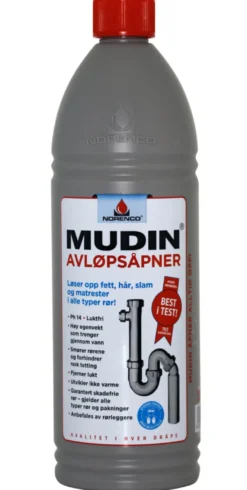Mudin avløpsåpner 1 liter