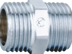 Nippel 3/4" krom