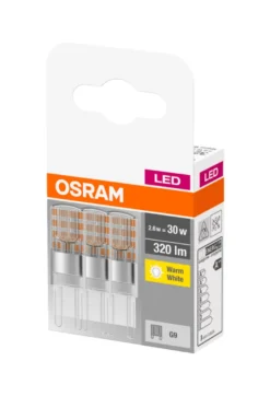Osram LED stiftpære G9 2,6 W - 3-pk