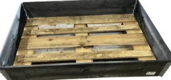 Pallekarm svart 120 x 80 cm