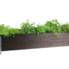 Pallekarm svartbeiset 19 mm, 80 x 120 x 20 cm