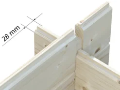 Palmako redskapsbod Petra 1 – 250 x 250 cm