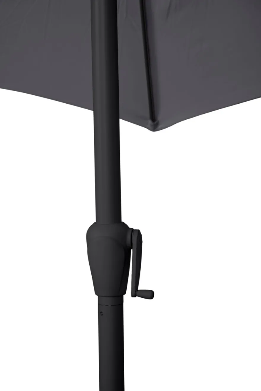 Parasoll Arizona grå m/sveiv & tilt Ø300 - Sunlife®