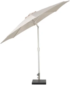 Parasoll Nevada grå m/sveiv & tilt Ø 300 cm - Sunlife®