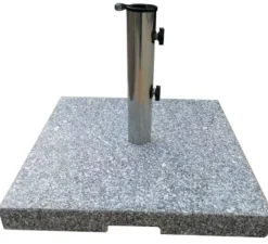 Parasollfot Freetown 50 x 50 x 6 cm grå granitt - Sunlife®
