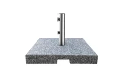 Parasollfot Freetown 50 x 50 x 6 cm grå granitt - Sunlife®