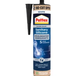 Pattex sanitærsilikon hvit 280 ml