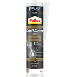 Pattex tak & reparasjonsmasse 300 ml - svart
