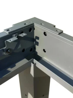 Pergola 3 x 3 x 2,3 meter mørkegrå