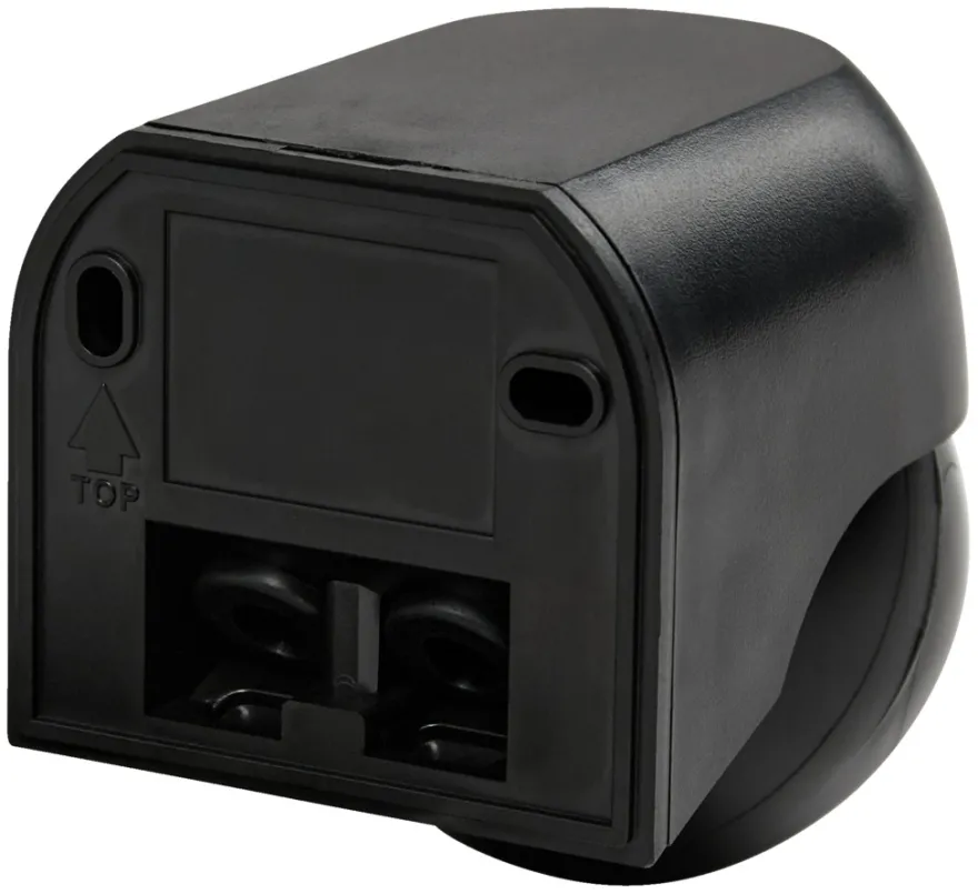 PIR-sensor 180° innendørs/utendørs svart – Elworks