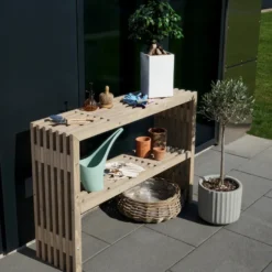 Plantebord rustikk 115 x 32 x 80 cm