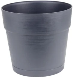 Plastpotte svart Ø38 cm